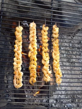 [Hearth.com] some shrimp on the 'barbie'.....