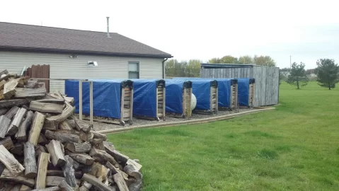 [Hearth.com] No Tarps.... Just plastic....
