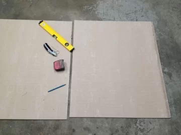 3 Cutting of concrete board.JPG