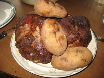 [Hearth.com] 2 petite pork roasts smoked on the Kamado