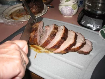 [Hearth.com] 2 petite pork roasts smoked on the Kamado