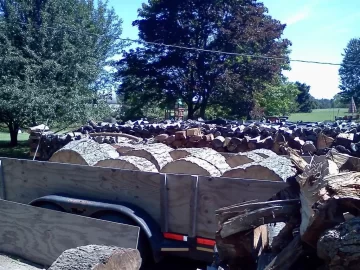 [Hearth.com] A load of oak from the tree service!