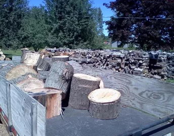 [Hearth.com] A load of oak from the tree service!