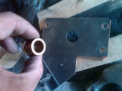 What is the best way to pry off the auger bushing plate?