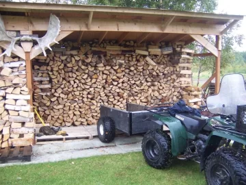 [Hearth.com] 14/15 wood starting to fill up the wood shed.