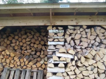 [Hearth.com] 14/15 wood starting to fill up the wood shed.