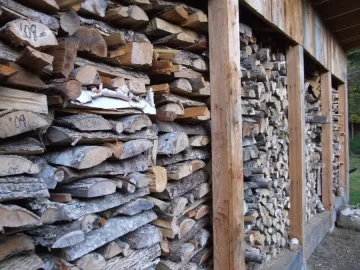 [Hearth.com] 14/15 wood starting to fill up the wood shed.