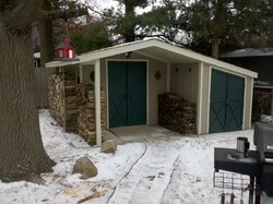 Another Firewood Shed fully stocked..