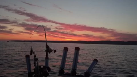 [Hearth.com] Salmon fishing on Lake Michigan