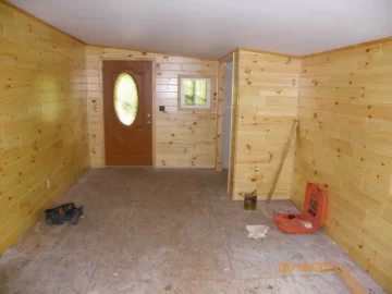 [Hearth.com] getting ready for round #2....knotty pine ceiling