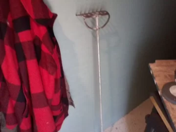 [Hearth.com] Finally made the coal rake.  Critiques welcome........before the cold.