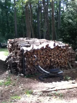 [Hearth.com] my firewood after 10 month's