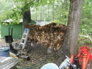 [Hearth.com] my firewood after 10 month's