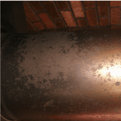 rust on chimney