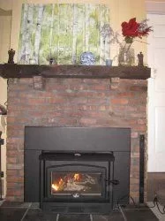 [Hearth.com] Painting the brick of a fireplace with an insert