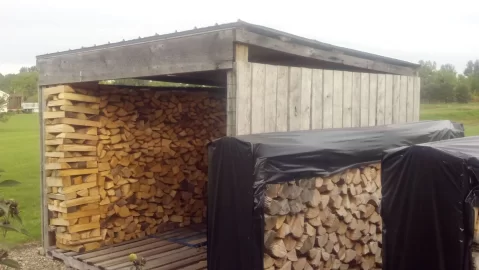 [Hearth.com] My woodstack covering skills are in serious need of improvement