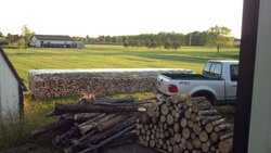 My woodstack covering skills are in serious need of improvement