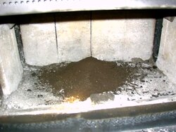 How much Ash do you get when cleaning your chimney?