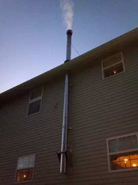 [Hearth.com] Exterior Metal Chimney