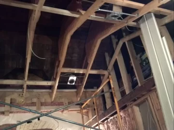 [Hearth.com] getting ready for round #2....knotty pine ceiling