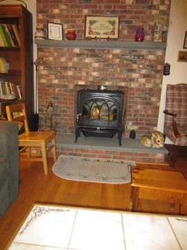 [Hearth.com] first break in fire - slow going - Jotul Castine