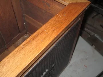 [Hearth.com] Crossing an old Jotul 602 with an oak bureau