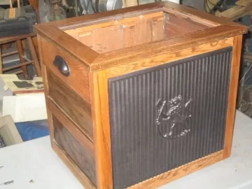 [Hearth.com] Crossing an old Jotul 602 with an oak bureau