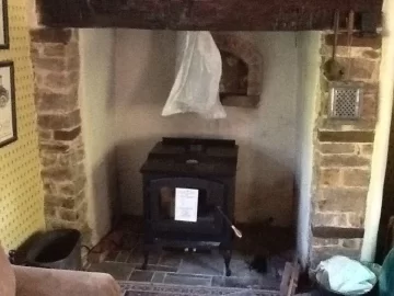 [Hearth.com] The 30 in the walk-in fireplace