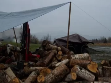 [Hearth.com] How to stay dry, splitting in the rain?