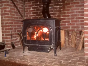[Hearth.com] first burn pics, used Oslo