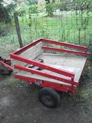 Custom wood yard chariot
