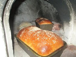 Fresh bread from the wood fired oven