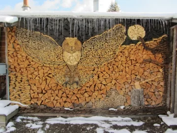 [Hearth.com] Wood Stacking Art