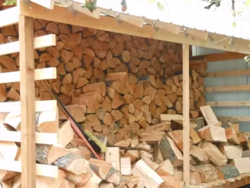 [Hearth.com] Wood Shed Finished