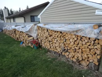 [Hearth.com] Winter wood storage