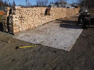 [Hearth.com] Stacked the birch today