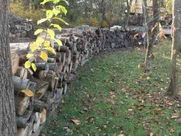 [Hearth.com] Wood racks finally full (pics)