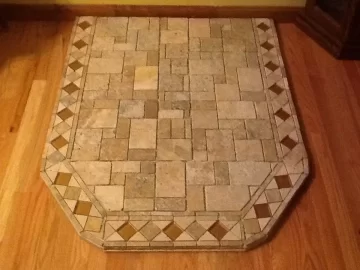 [Hearth.com] Got half the hearth done...