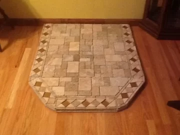 [Hearth.com] Got half the hearth done...