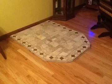 [Hearth.com] Got half the hearth done...