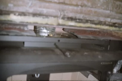 [Hearth.com] Seam where insert and stove pipe elbow meet