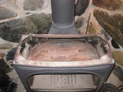 Cleaning the Jotul F 400 Castine - Secondary Air removal
