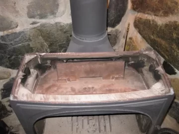 [Hearth.com] Cleaning the Jotul F 400 Castine - Secondary Air removal