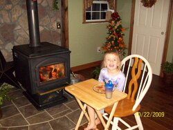 Kids and wood stoves :)