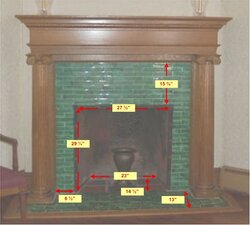 Clarification (advise) on Clearances for 1905 Fireplace