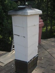 Chimney replacement   -  Block?   Dbl wall steel?   or   s/st? – see pics.
