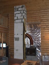 Installing an Insert in Log Home