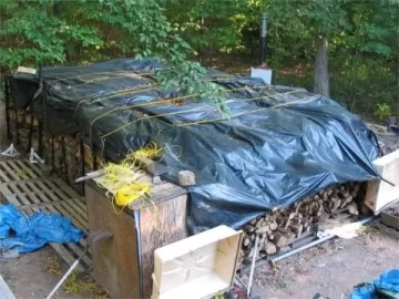 [Hearth.com] When to uncover wood pile?