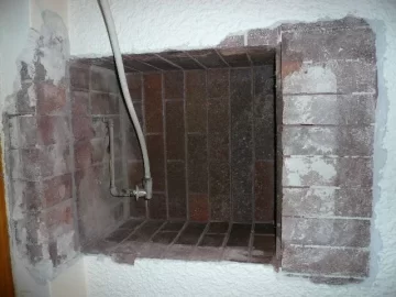 [Hearth.com] installing firebox into brick fireplace