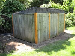 Building a wood shed